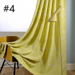 Nordic Blackout Curtain Wykonana Na Miarę Zasłona Roślinna Haftowana Do Salonu Sypialni