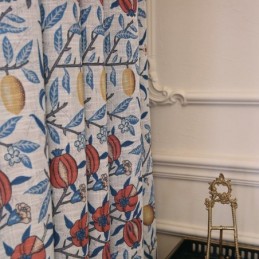 Zasłona Z Nadrukiem Roślinnym Zasłona Na Wymiar Minimalistyczna Zaciemniająca Do Salonu I Sypialni
