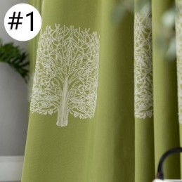 Zasłona Lniana W Stylu Nordyckim, Wykonana Na Wymiar, Haftowana, Do Salonu, Sypialni