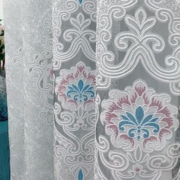 Haftowana Zasłona Zaciemniająca Wykonana Na Miarę Zasłona W Stylu Europejskim Kwiatowe Zasłony Okienne Do Salonu