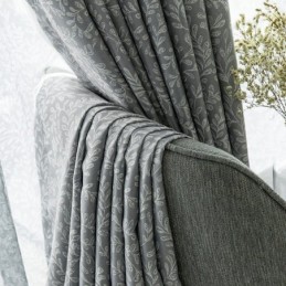 Zasłona Na Wymiar Zasłona Z Nadrukiem W Liście Amerykańskie Zasłony Zaciemniające