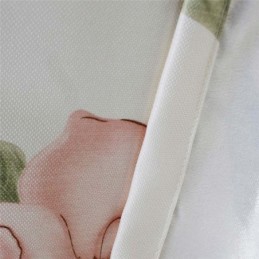 Różowa Piwonia Zasłona Wykonana Na Miarę Zasłona Prosta Wiejska Drukowana Sypialnia Salon Tkanina