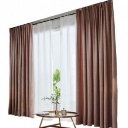 Max Blackout Curtain Zasłona Na Wymiar Imitacja Aksamitu Jednolity Kolor Sypialnia