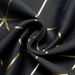 Zasłona Zaciemniająca Wykonana Na Wymiar Zasłona Geometryczna Brązująca W Stylu Nordyckim Do Salonu I Sypialni