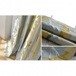 Nordic Blackout Curtains Floral Jacquard Curtain Zasłona Na Wymiar Do Salonu Sypialni