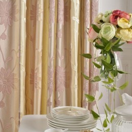 Nordic Blackout Curtains Floral Jacquard Curtain Zasłona Na Wymiar Do Salonu Sypialni