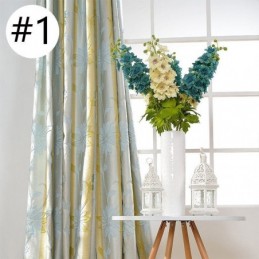 Nordic Blackout Curtains Floral Jacquard Curtain Zasłona Na Wymiar Do Salonu Sypialni