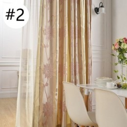 Nordic Blackout Curtains Floral Jacquard Curtain Zasłona Na Wymiar Do Salonu Sypialni