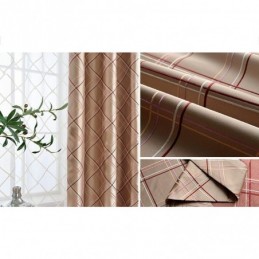 Nordic Blackout Curtain Zasłona Na Wymiar Romb Żakard Do Salonu Sypialni