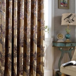 Nordic Blackout Curtain Zasłona Na Wymiar Pióro Żakard Do Salonu Sypialni