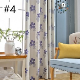 Zasłona Zaciemniająca Wykonana Na Wymiar Zasłona Nordic Flower Jacquard Do Salonu Sypialni