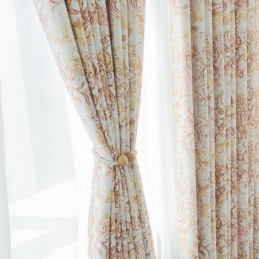 Zasłony Zaciemniające Nordic Printed Do Salonu Sypialni