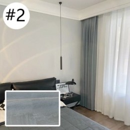 Nordic Blackout Curtain Zasłona Na Wymiar Wysoka Precyzja Żakard Do Sypialni Salonu
