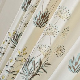 Retro Rural Semi Blackout Curtain Zasłona Wykonana Na Wymiar Zasłona Z Nadrukiem Kwiatowym Salon