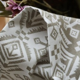 Luksusowe Zasłony Żakardowe Geometryczne Zaciemniające Do Salonu