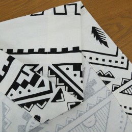 Zasłona W Stylu Boho Zasłona Na Wymiar Geometryczne Frędzle Drukowane Zasłony Do Sypialni Salon