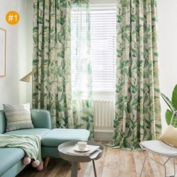 Zasłona American Rural Curtain Wykonana Na Wymiar, Sypialnia, Drukowana, Ekologiczna, Ochronna Tkanina