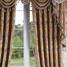 Luksusowa Zasłona Okienna Chenille Jacquard, Wykonana Na Wymiar, Elegancka, Dekoracyjna Zasłona Do Sypialni