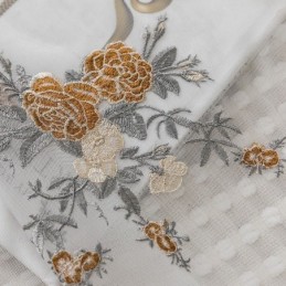 Zasłony Tiulowe Kwiatowe Białe Woalowe Do Salonu