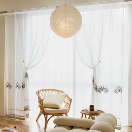 Haftowane Tiulowe Zasłony Eleganckie Zasłony Cortinas Do Salonu