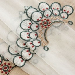 Haftowane Tiulowe Zasłony Eleganckie Zasłony Cortinas Do Salonu