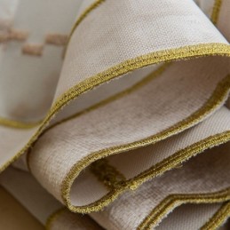 Luksusowa Biała Firanka Szyta Na Miarę, Haftowana, Wysokiej Jakości Tiul
