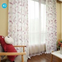 Półzaciemniająca Zasłona Wykonana Na Wymiar, Nadruk Rybny, Pokój Dziecięcy, Salon