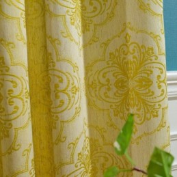 Prosta Zasłona Zaciemniająca Max, Wykonana Na Wymiar, Zasłona Flower Stamen Jacquard, Sypialnia