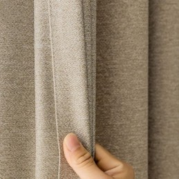 Zasłony Nordic Jednolity Kolor Zaciemniający Do Salonu