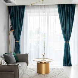 Zasłona W Stylu Nordyckim Zasłona Na Wymiar Solidna Flanela Do Salonu Hotel