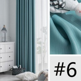 Nordic Striped Jacquard Curtain Zasłona Na Wymiar Zasłony Zaciemniające Do Salonu Sypialni
