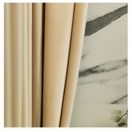 Flanelowe Zasłony Szampanowe Zasłony Zasłony Na Miarę Nordic Minimalistyczne Premium Tkaniny Salon Restauracja