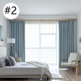 Kolorów Pure Color Fine Linen Sypialnia Salon Zacieniająca Izolacja Cieplna Zasłona Wykonana Na Wymiar