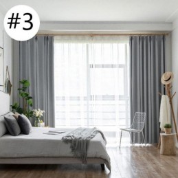 Kolorów Pure Color Fine Linen Sypialnia Salon Zacieniająca Izolacja Cieplna Zasłona Wykonana Na Wymiar