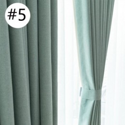 Kolorów Pure Color Fine Linen Sypialnia Salon Zacieniająca Izolacja Cieplna Zasłona Wykonana Na Wymiar