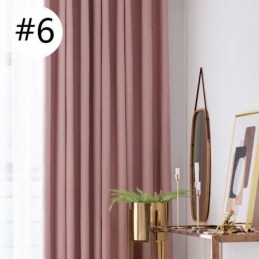 Kolorów Pure Color Fine Linen Sypialnia Salon Zacieniająca Izolacja Cieplna Zasłona Wykonana Na Wymiar