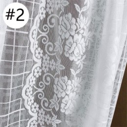 Eleganckie Przezroczyste Firanki Z Woalu Dekoracyjne Zasłony Okienne Do Salonu Sypialni