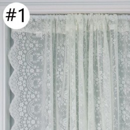 Białe Koronkowe Zasłony Do Salonu