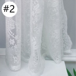 Białe Koronkowe Zasłony Do Salonu