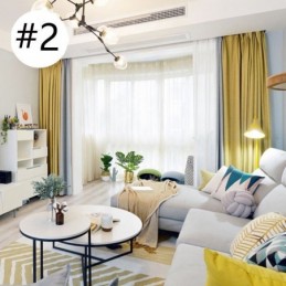 Nordic Solid Color Grube Szwy Zasłona Zaciemniająca Wykonana Na Wymiar Tkanina Zasłonowa Salon Sypialnia